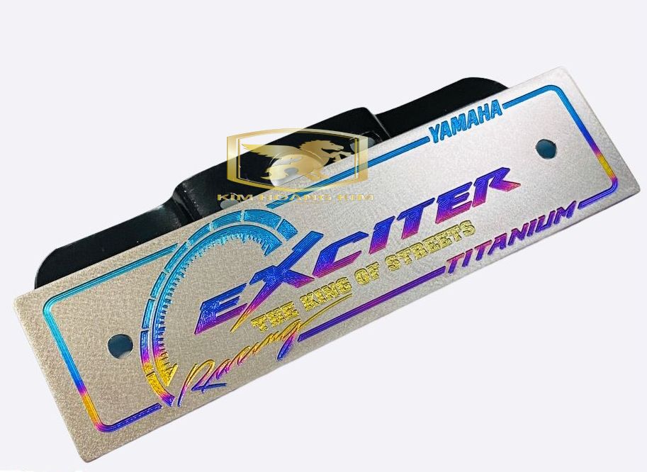 Bảng tên TITANIUM 3D dành cho EXCITER (100% TITAN)