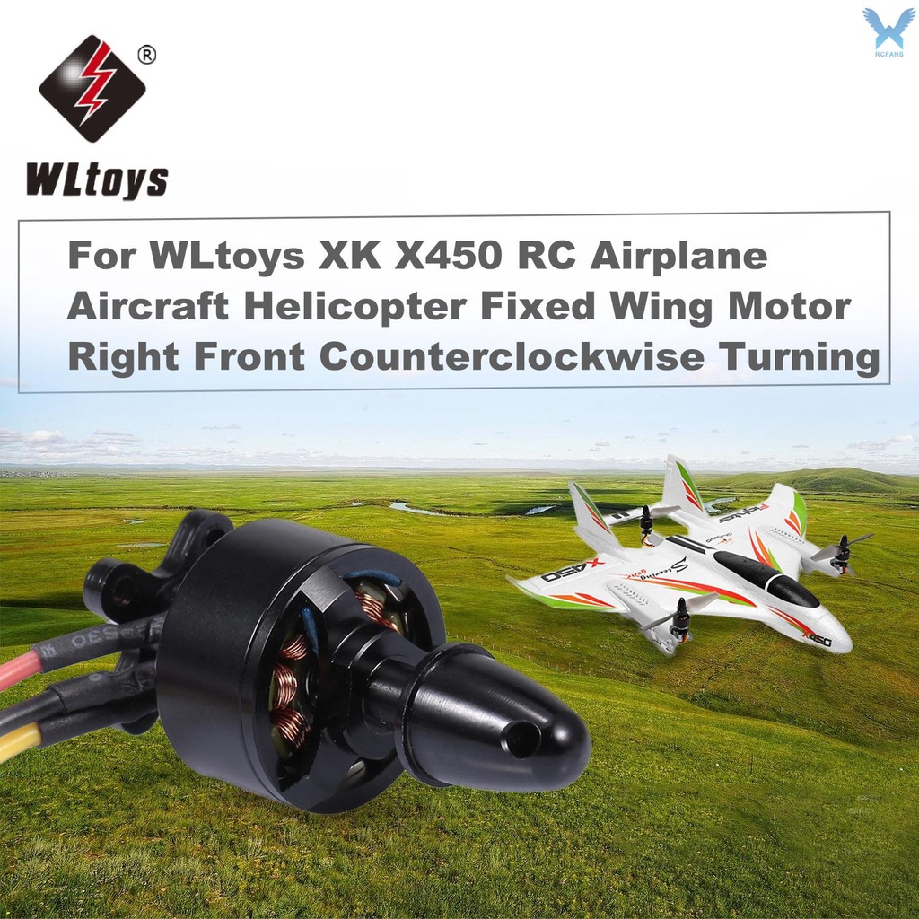 Cánh quạt, động cơ và móc servo máy bay XK X450