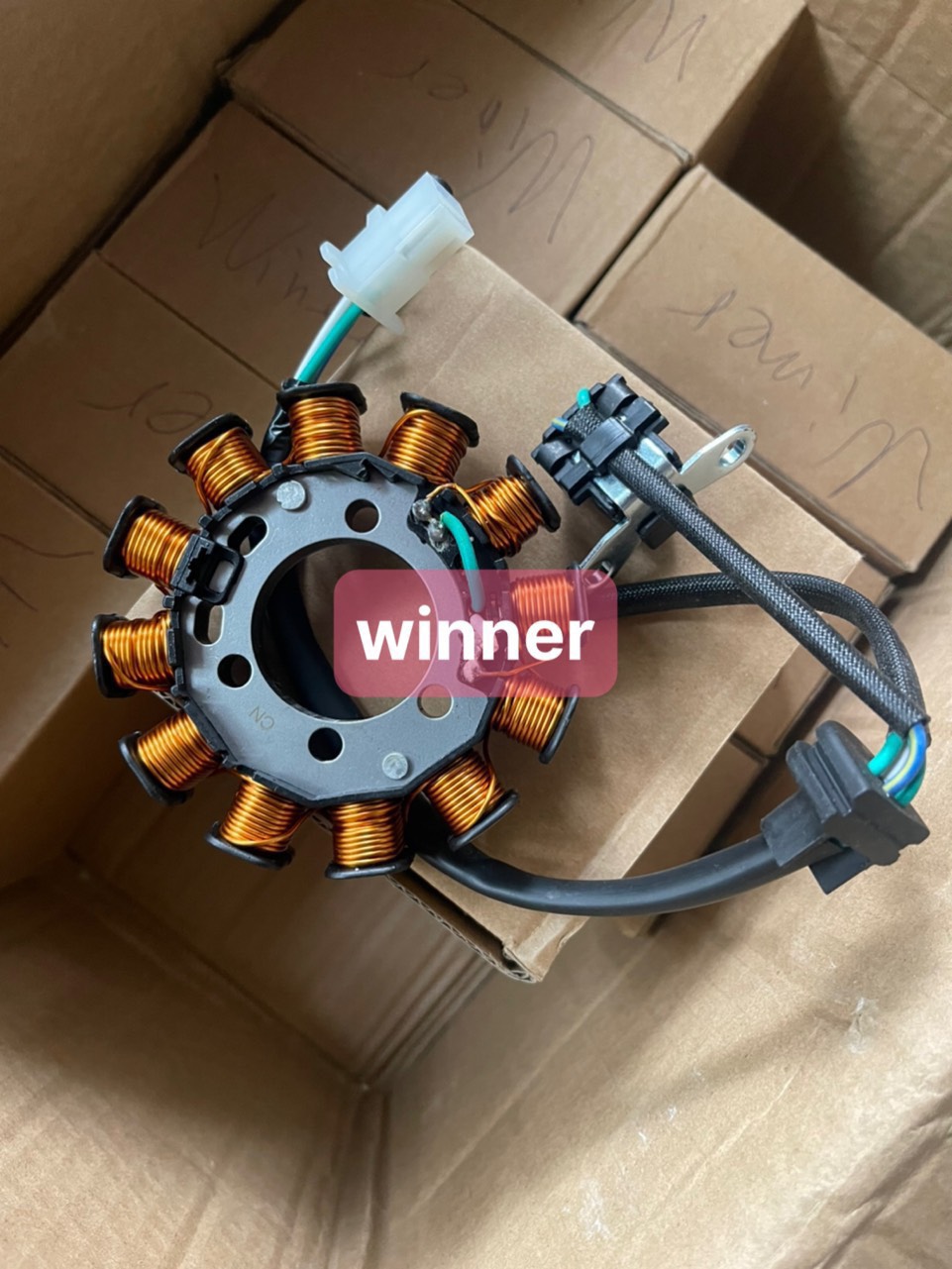 Cuộn điện xe máy Exciter135/Ex150/Winner/Taurus hàng cao cấp