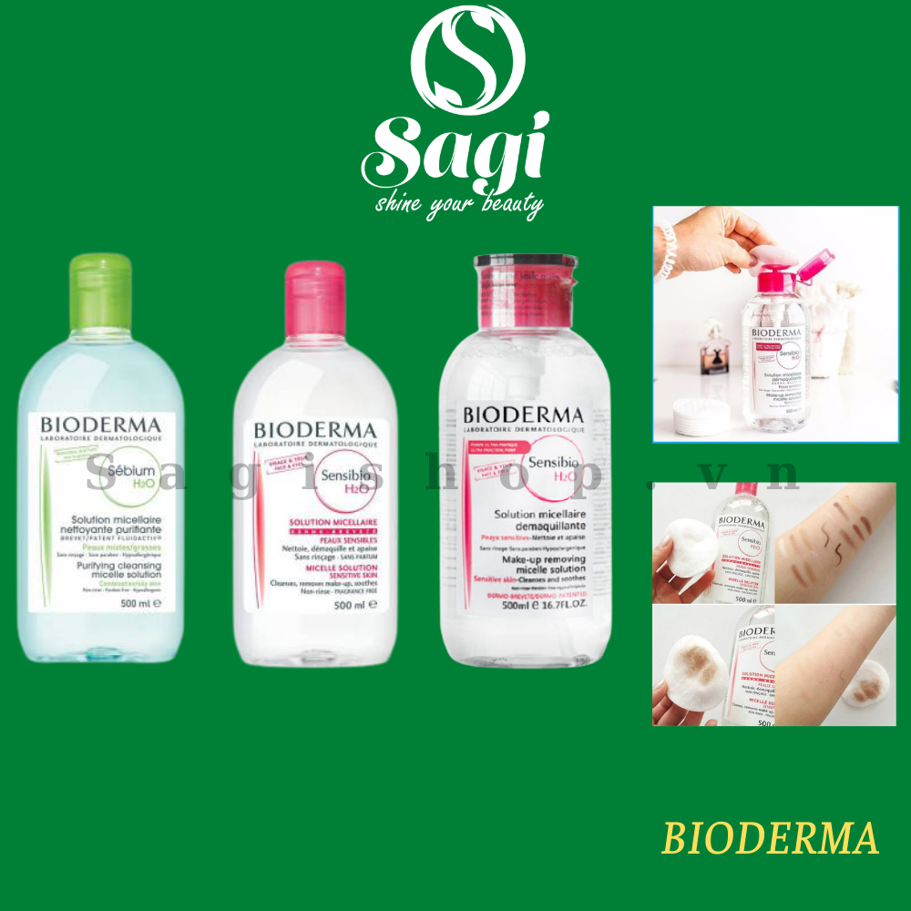 Nước Tẩy Trang Bio.derma Créaline H2O Solution Micellaire 500ml