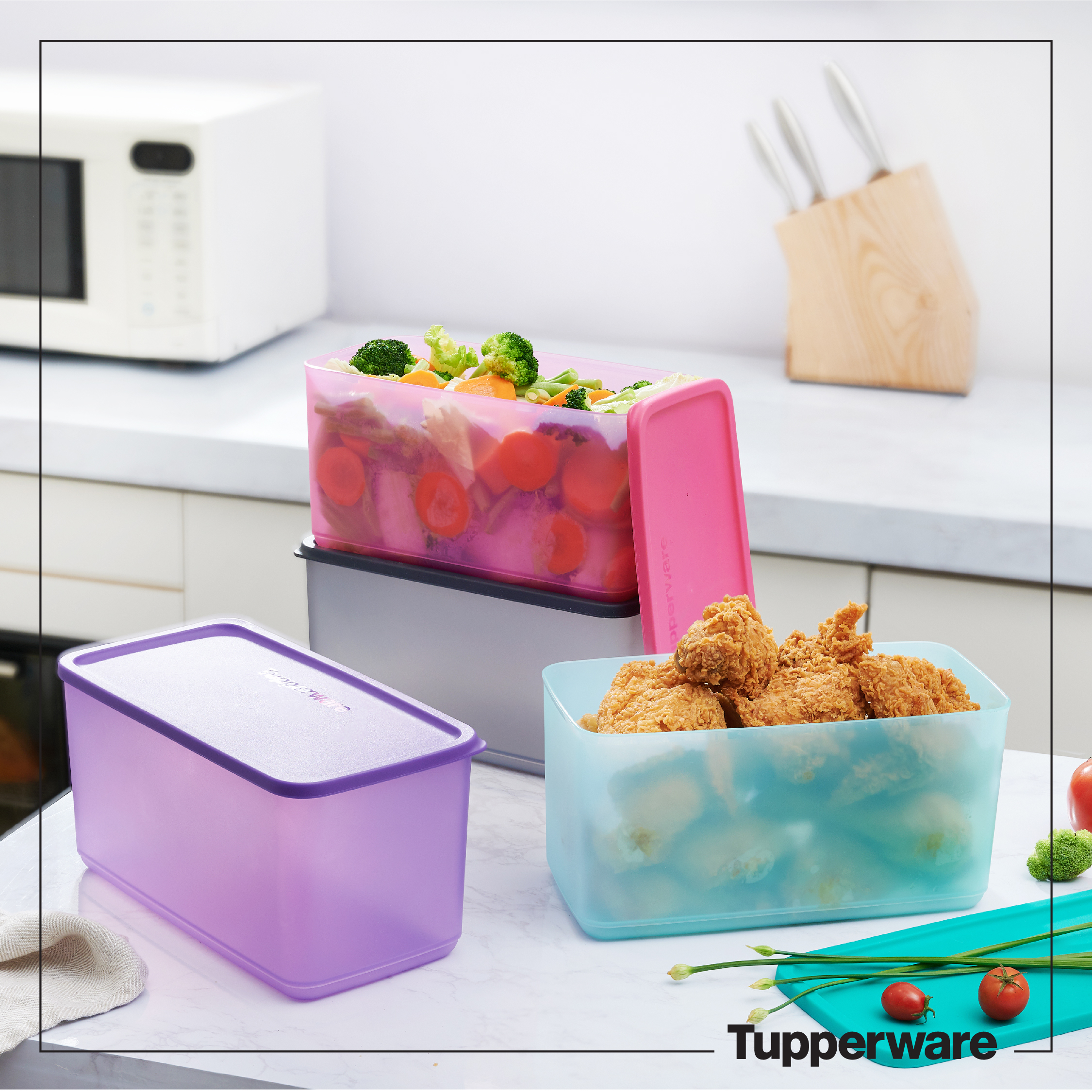 Bộ hộp Bảo quản thực phẩm Tupperware FUNTASTIC (04 hộp)