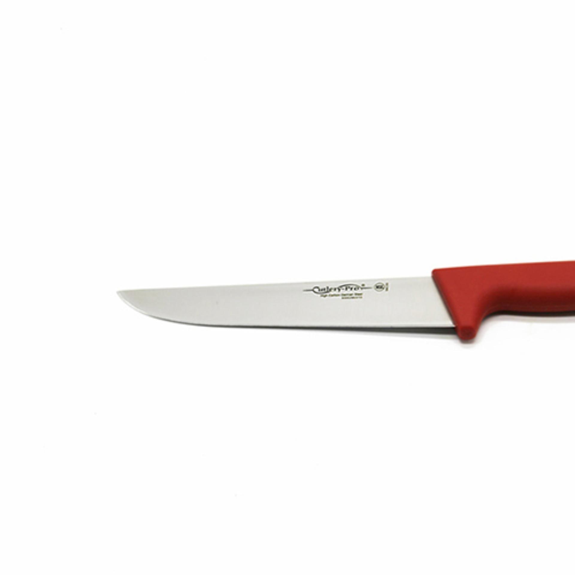 Dao Thái Thịt Cutlery-Pro Lưỡi Thẳng Cán Đỏ 203Mm