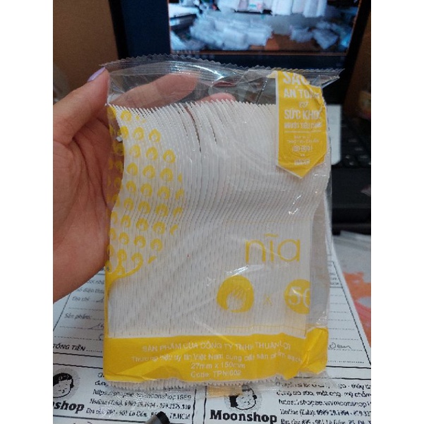 Combo 50 nĩa nhựa 15cm dùng 1 lần