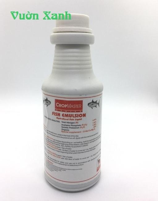 Dung dịch đạm cá FISH EMULSION 250ml đậm đặc dùng cho mọi loại cây trồng