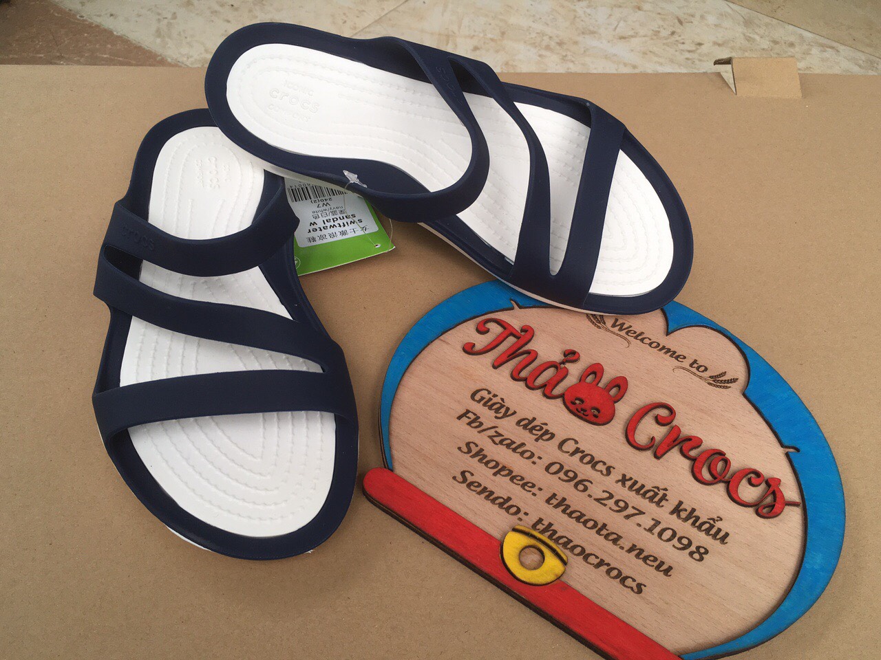 DÉP LÊ SWIFTWATER WAVE-CROCS- CHO NỮ