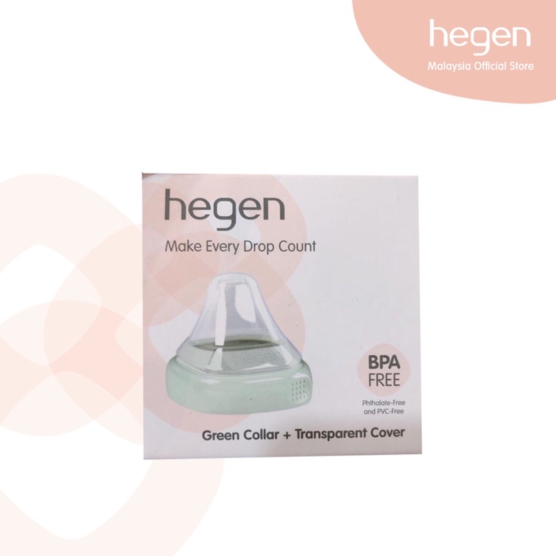 Bộ nắp đậy núm ti và Cổ nối bình sữa Hegen