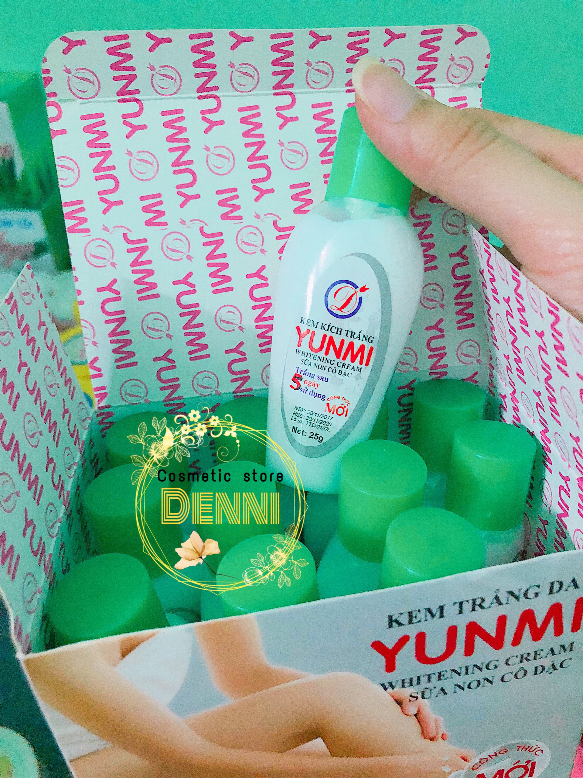 Lẻ chai kích trắng Yunmi sữa non 20g