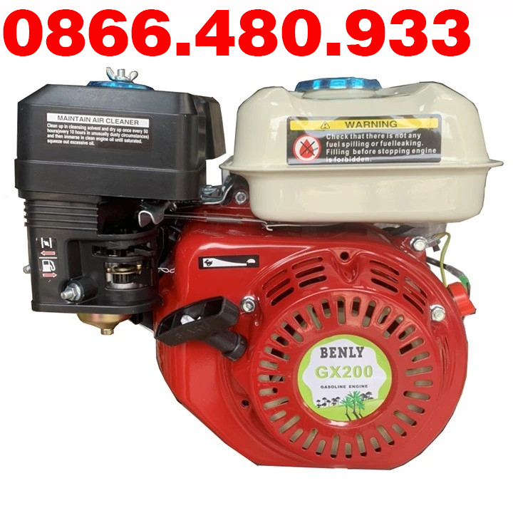 Máy nổ – động cơ xăng benly 6.5hp gx200