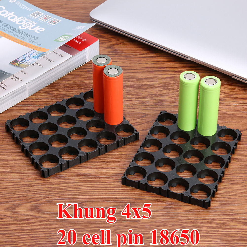 Khung - Đế Ghép và Cố Định Cell Pin 18650
