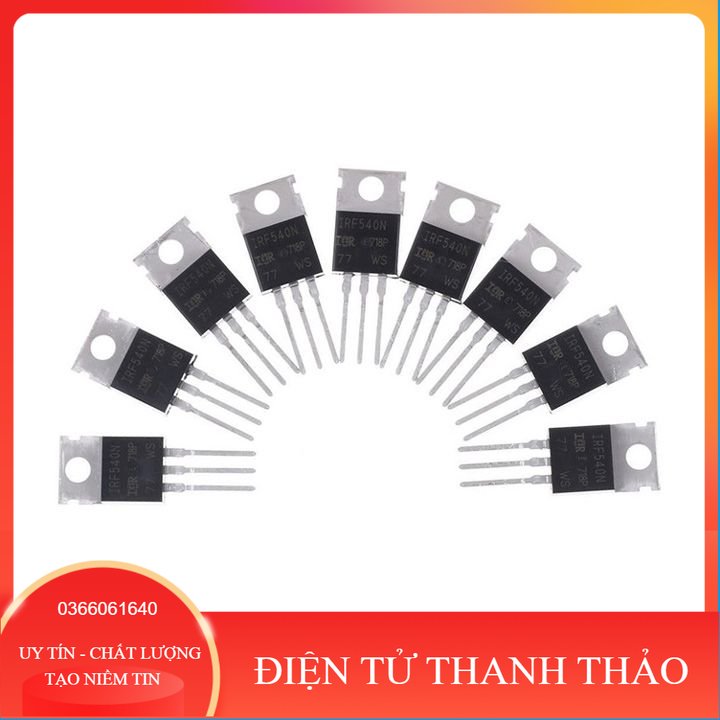 MOSFET IRF540N TO-220 33A 100V N-CH