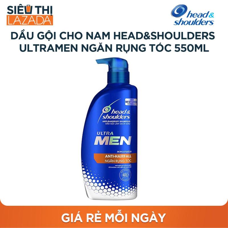 Dầu Gội Cho Nam Head&Shoulders UltraMen Ngăn rụng tóc 550ml nhập khẩu