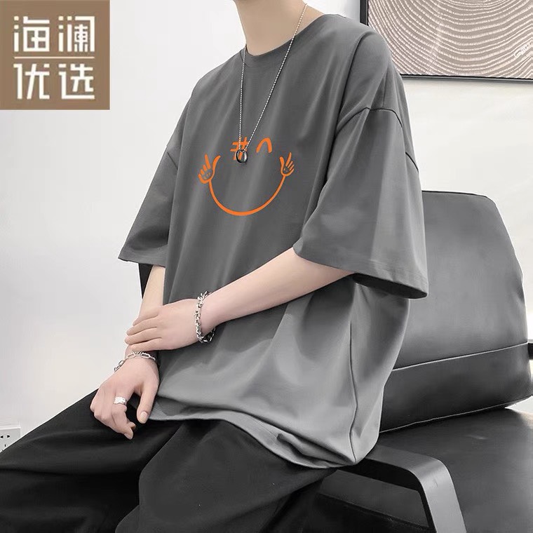 Áo thun áo phông MẶT CƯỜI MAY MẮN - Áo phông form rộng tay lỡ phong cách Hàn Quốc phù hợp cả nam nữ cặp đôi - Tokyo shop