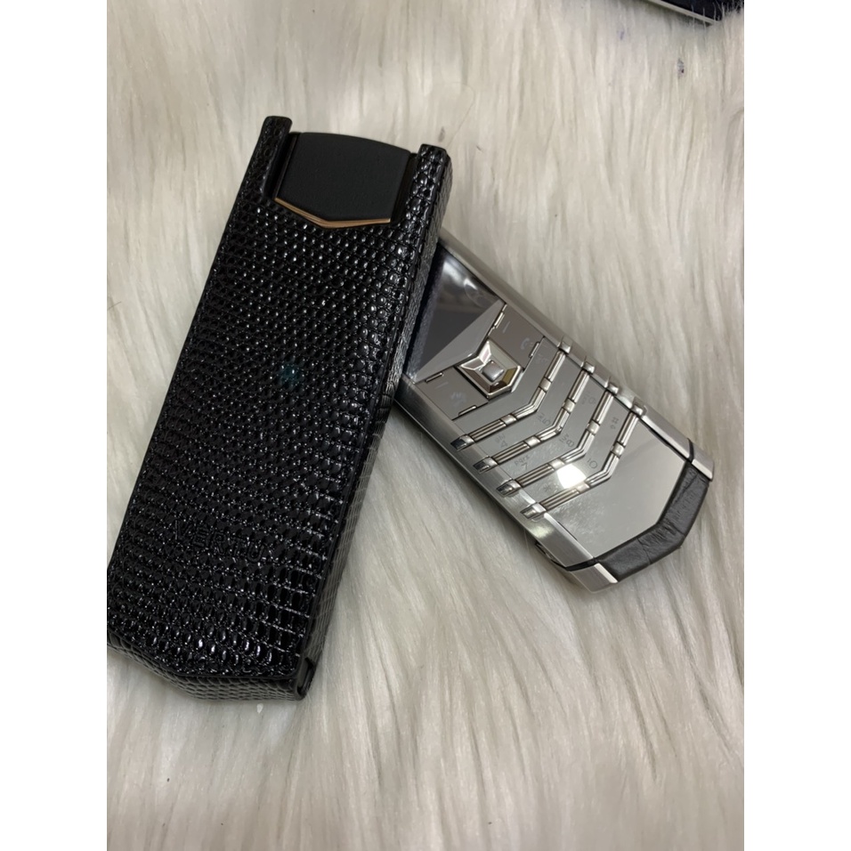 ⚡[Gía Sốc] Bao da Vertu Singature S đứng không nắp ⚡