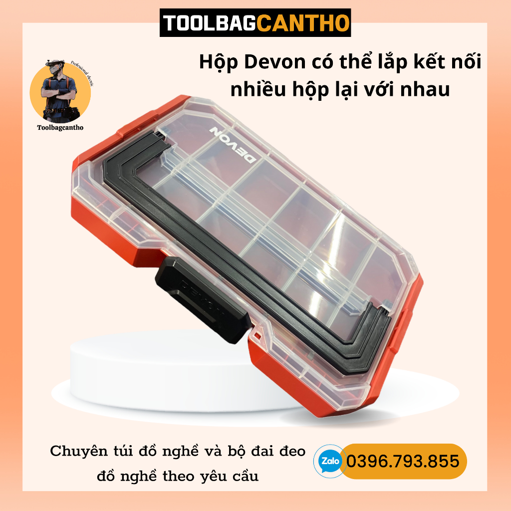 Hộp đựng ốc vít, linh kiện Dewon