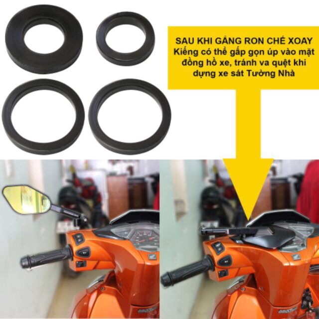 Bộ ron kính chế xoay 360 độ
