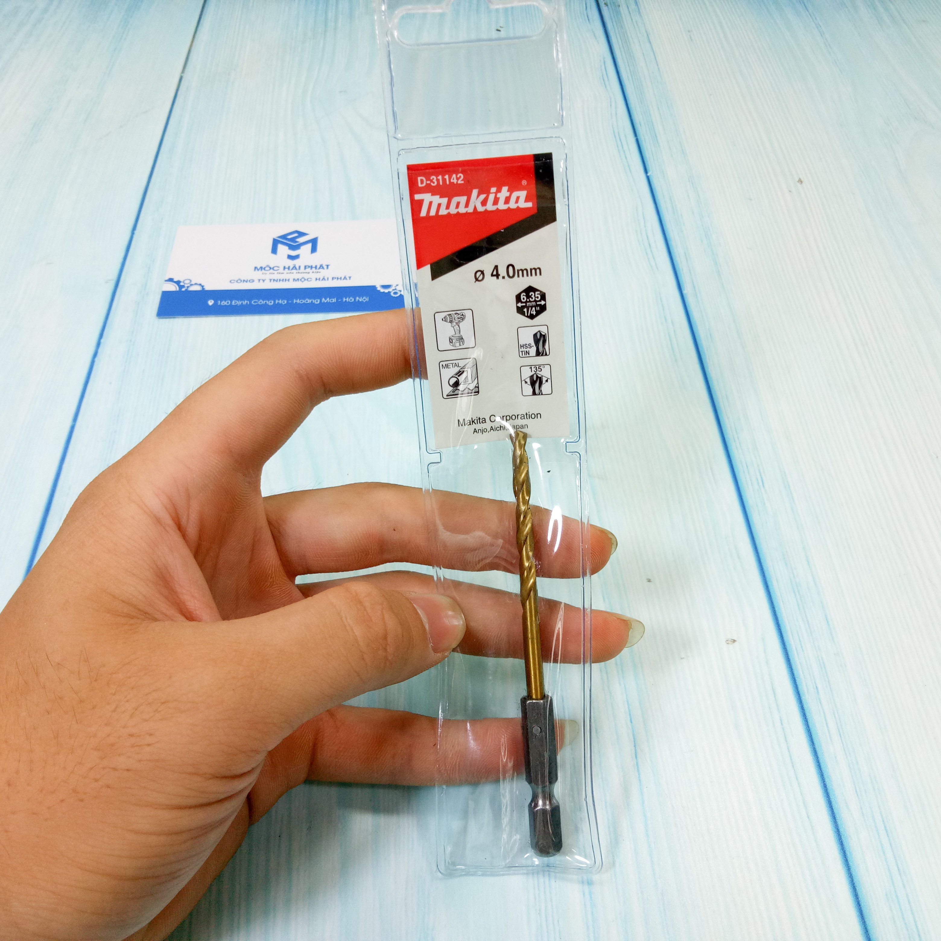 Mũi khoan sắt chuôi lục giác Makita