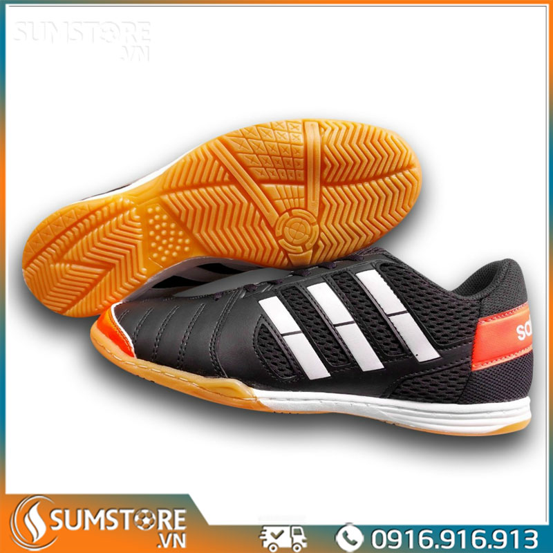 Giày Thể Thao Nam Nữ Đá Bóng Winbro Sala Đế Bằng Đen - Giày Đá Banh Mới 2024