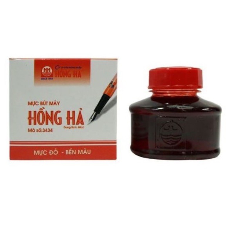 Mực lọ đỏ Hồng Hà 60 cc (3434)