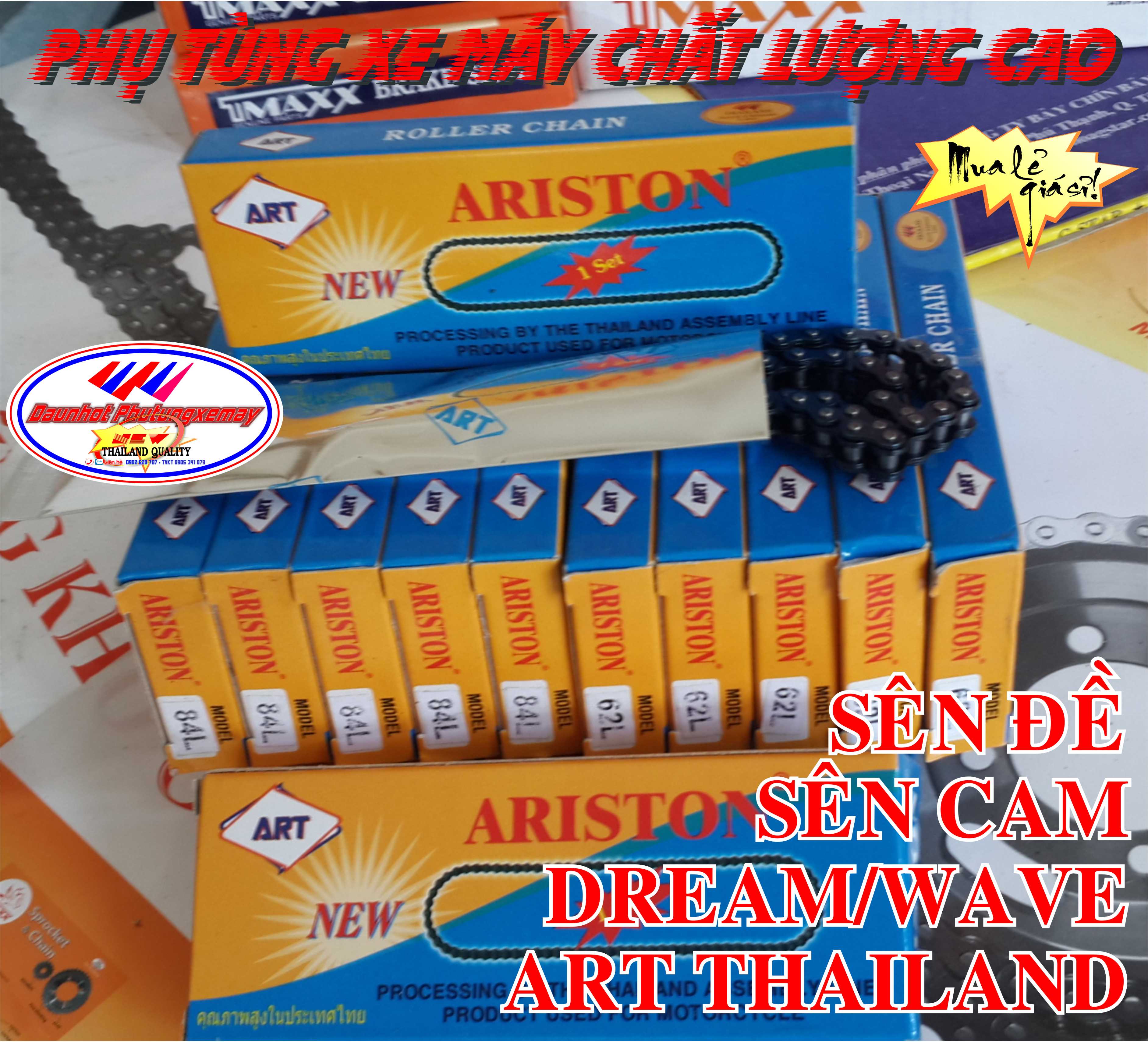 SÊN CAM, SÊN ĐỀ XE MÁY DR/WAVE ARISTON THAILAND