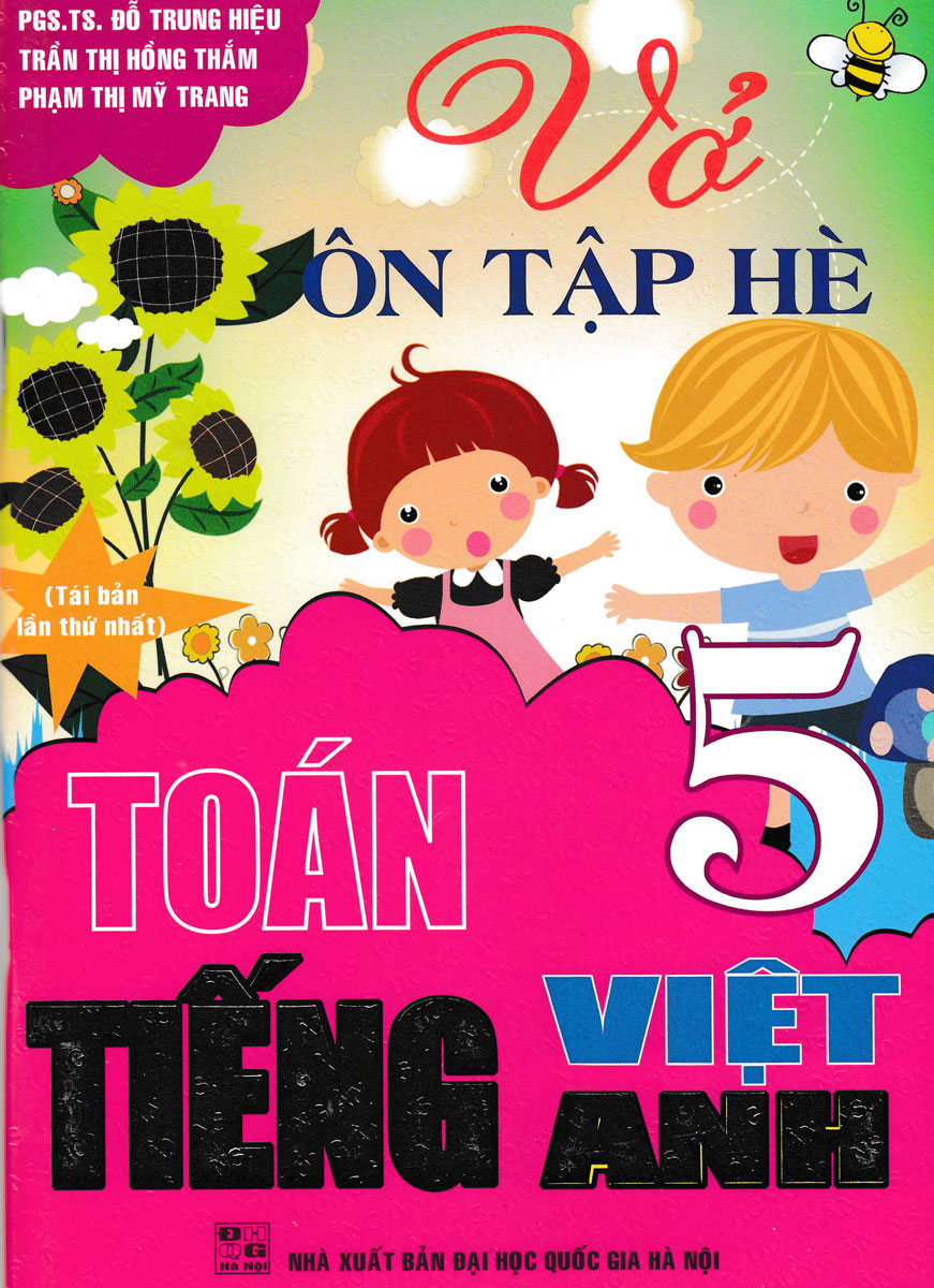 Sách Tham Khảo - Vở Ôn Tập Hè Toán - Tiếng Việt - Tiếng Anh Lớp 5 (Biên Soạn Theo Chương Trình Giáo Dục Phổ Thông Mới) - HA - Newshop
