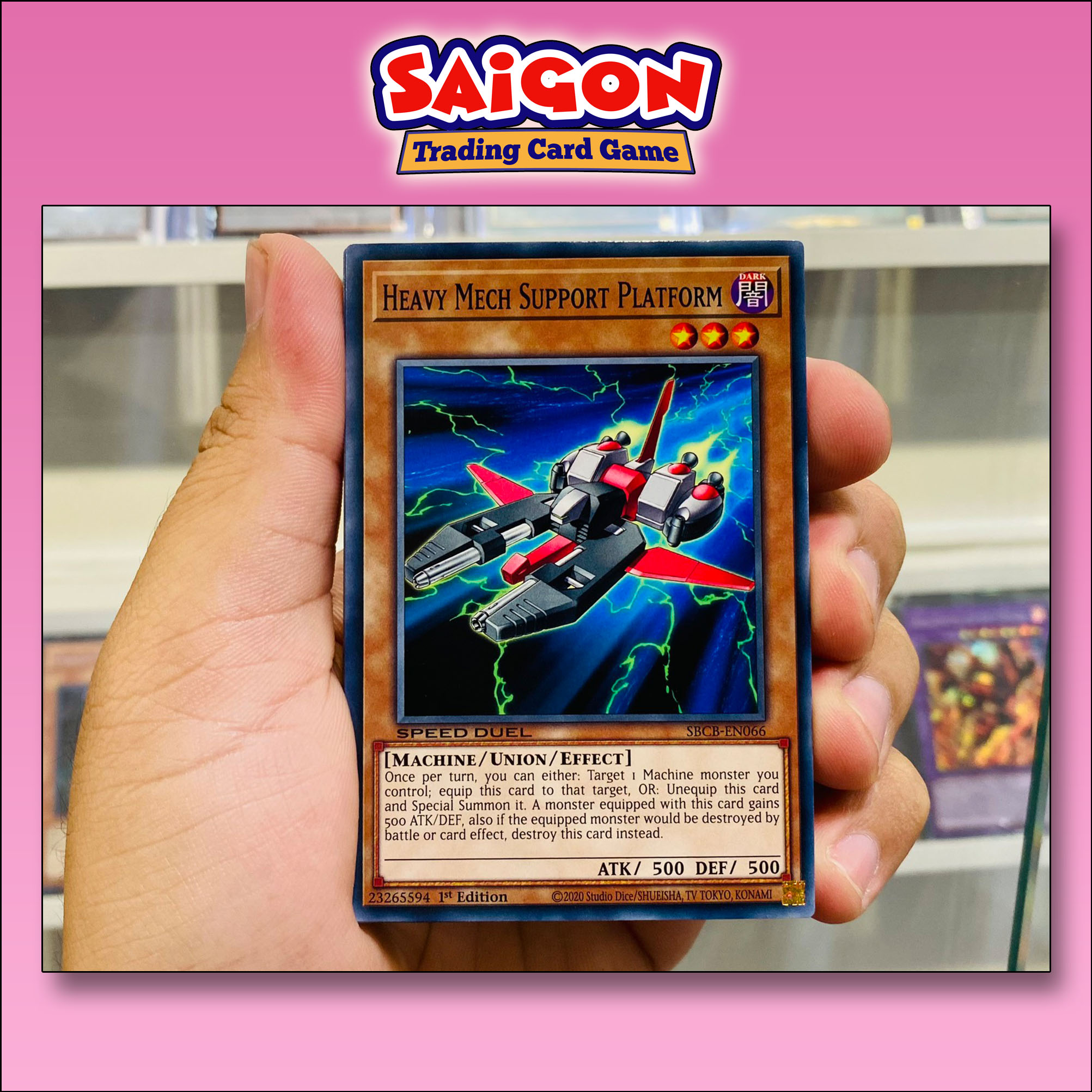 Thẻ bài yugioh mã sbcb-en066 - heavy mech support platform - common - 1st edition