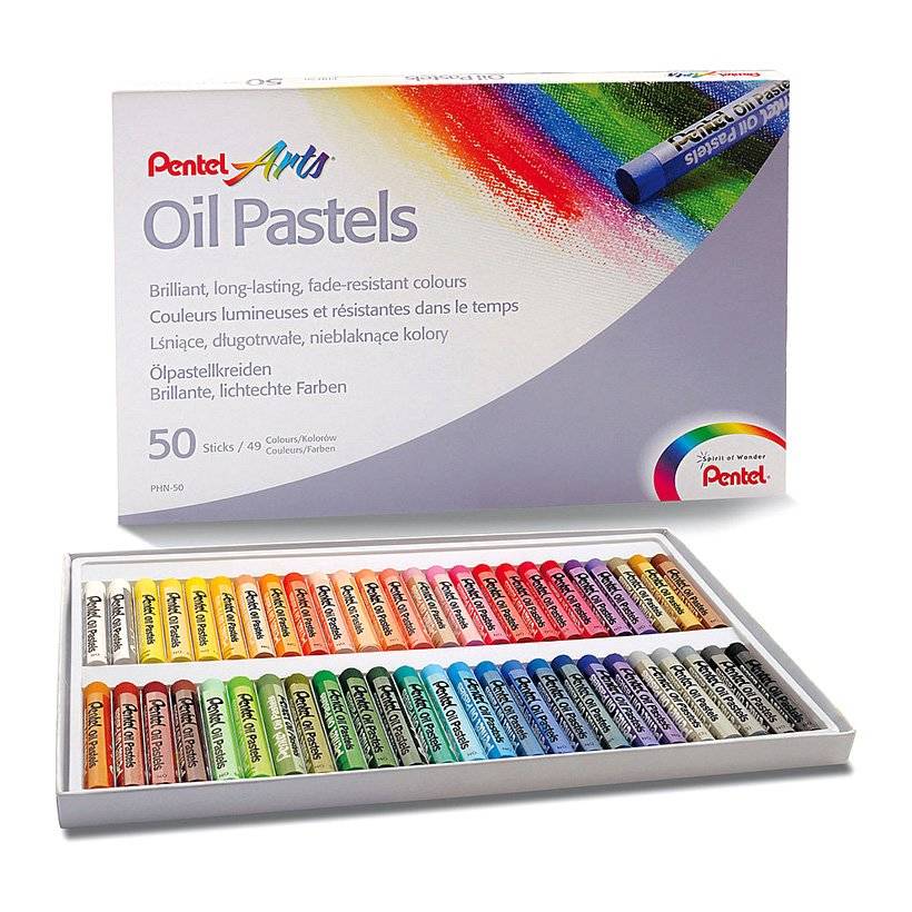 Sáp dầu 50 màu Pentel PHN-50