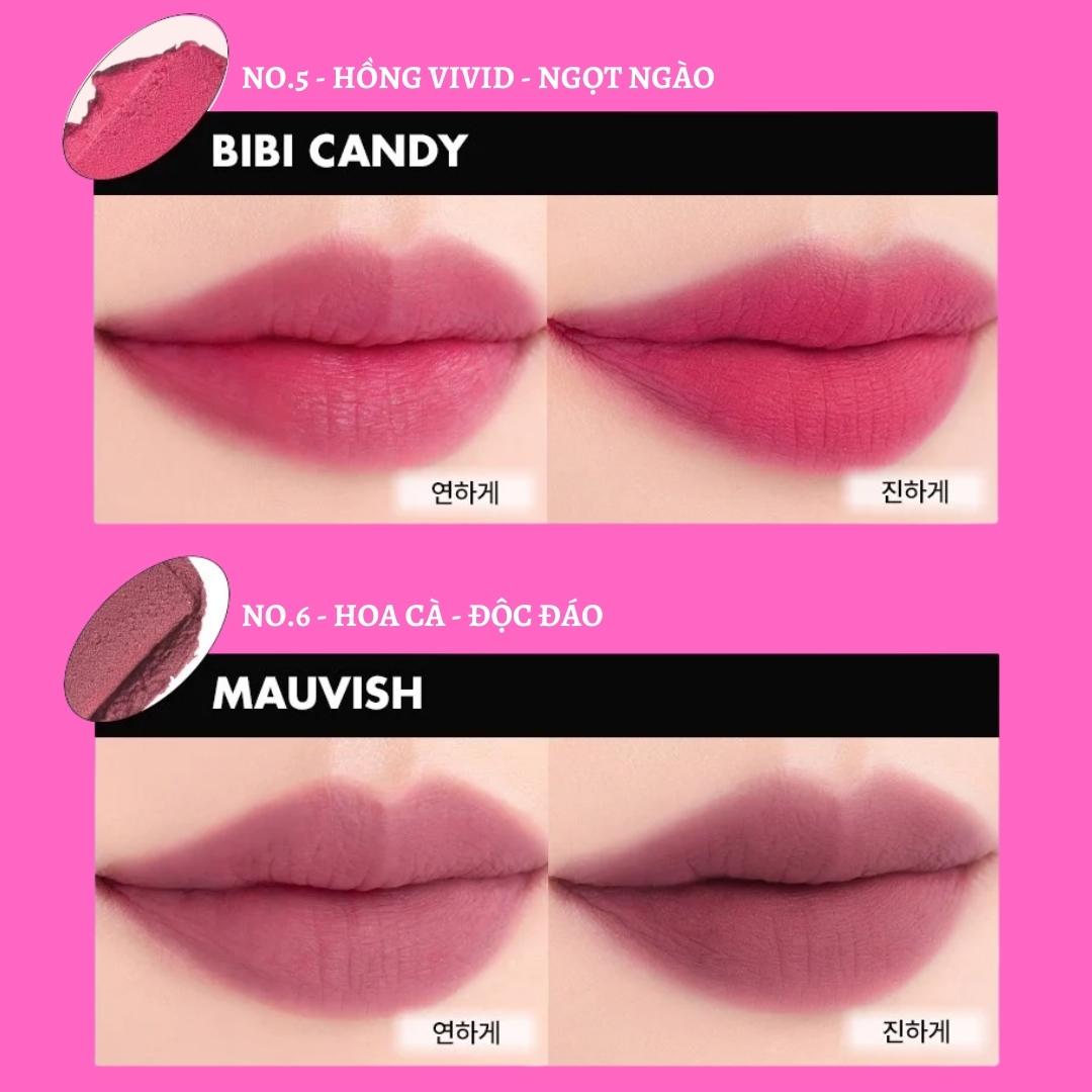 Son Kem Lì, Bền Màu, Mịn Môi Romand Blur Fudge Tint  Xuất Xứ Hàn Quốc Chính Hãng