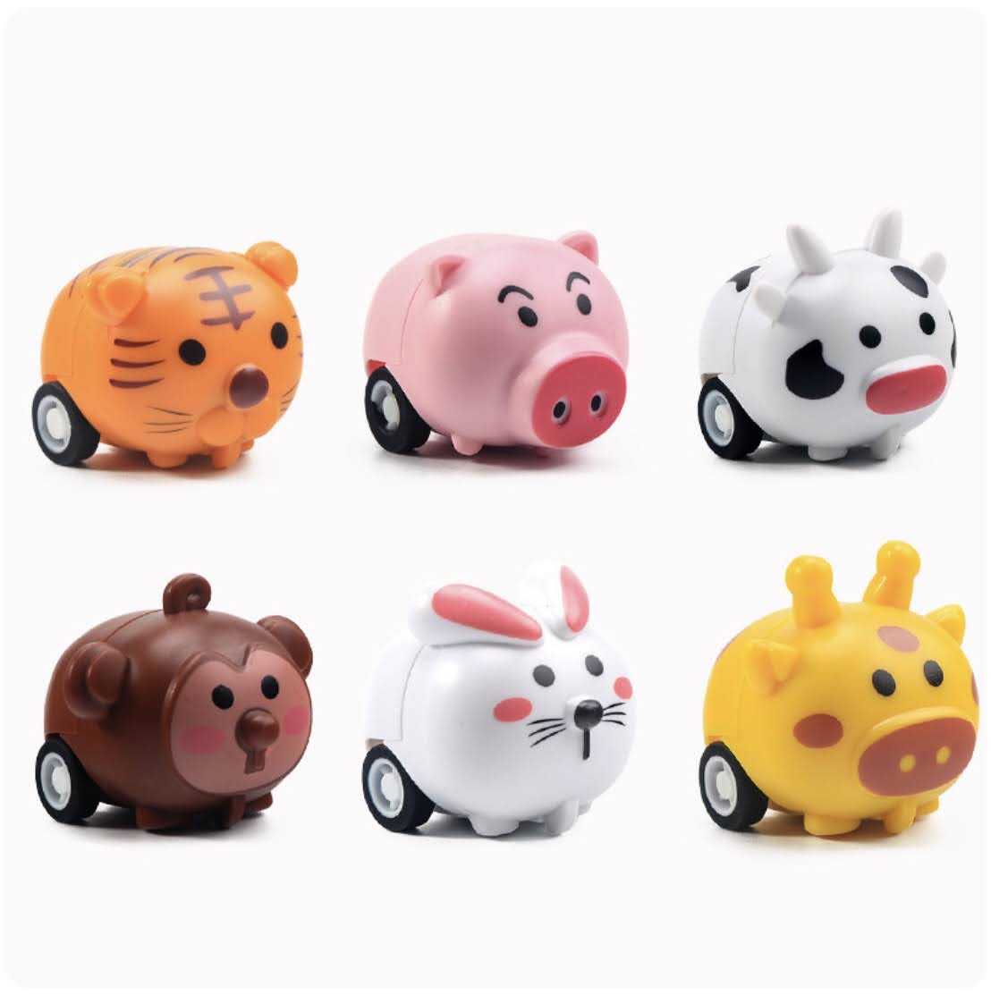 Đồ chơi con vật mini chạy đà-thú chạy cót mini