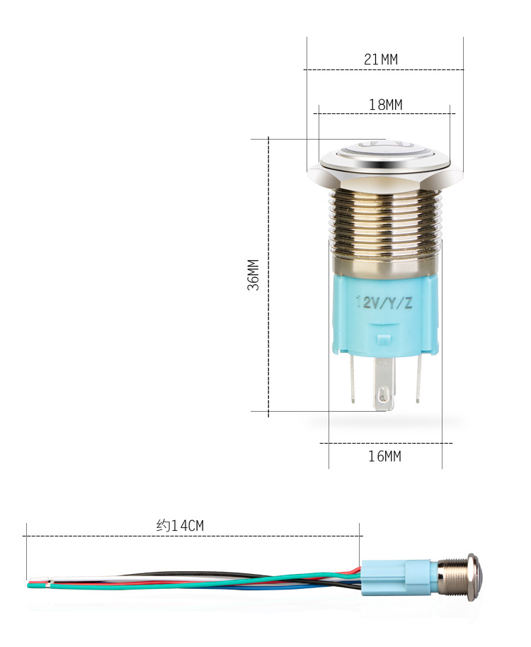 CÔNG TẮC LED LOGO ( HONDA, YAMAHA,MONTER,POWER) TẶNG KÈM JACK CẮM