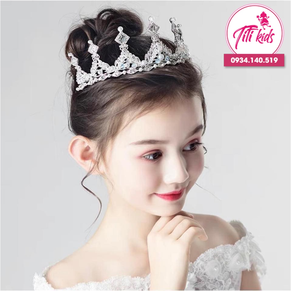 Vương Miện Cho Bé Gái Đính Hạt Titikids