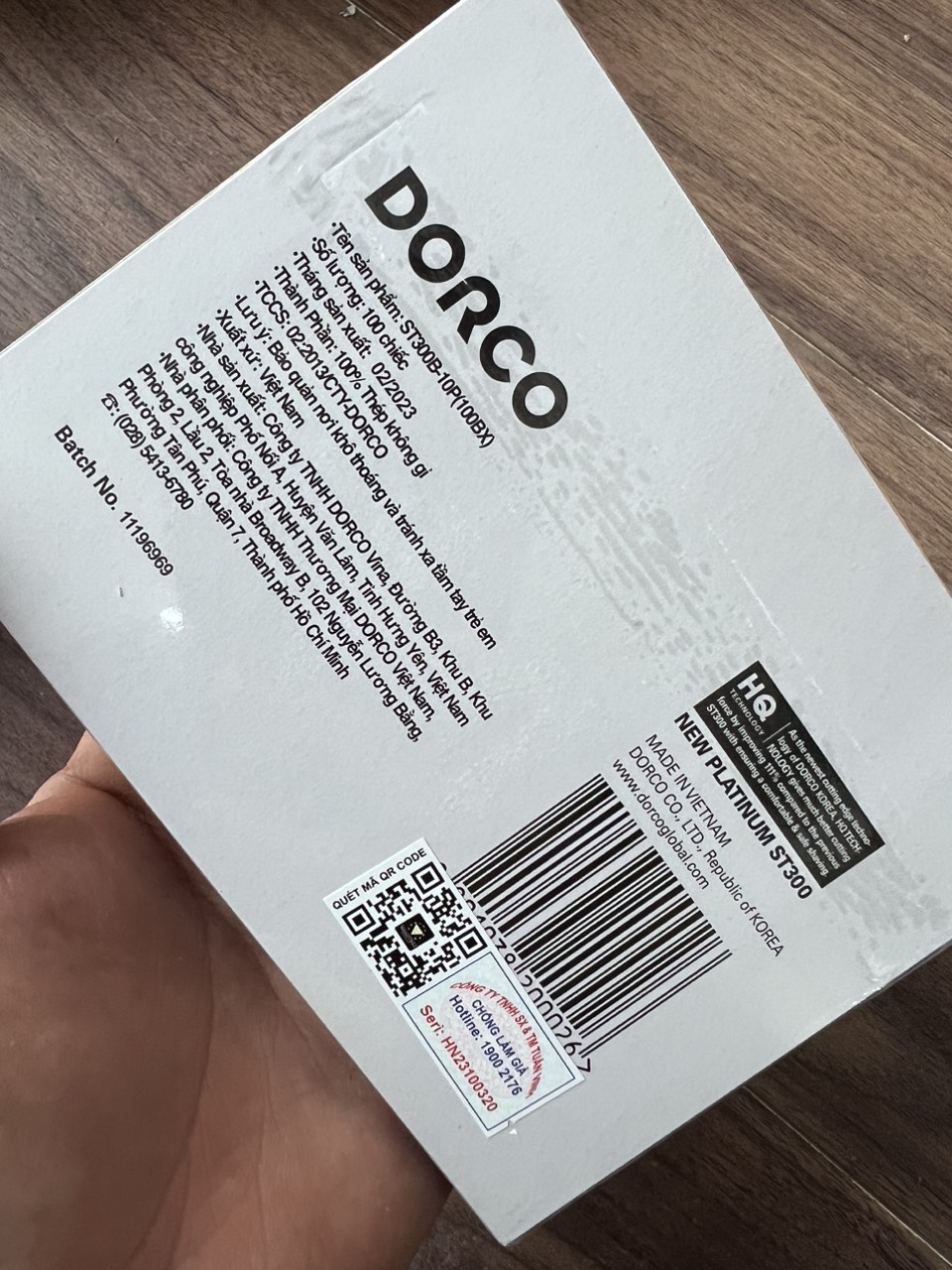 Lưỡi Dao lam DORCO hộp 100 lưỡi