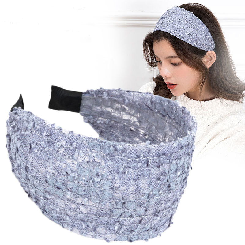 Bờm cài tóc nữ ren bản to Vintage dễ thương