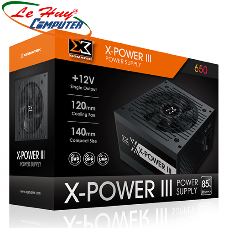Bảng giá Nguồn máy tính Xigmatek X-POWER III 650 - 600W EN45990 Phong Vũ
