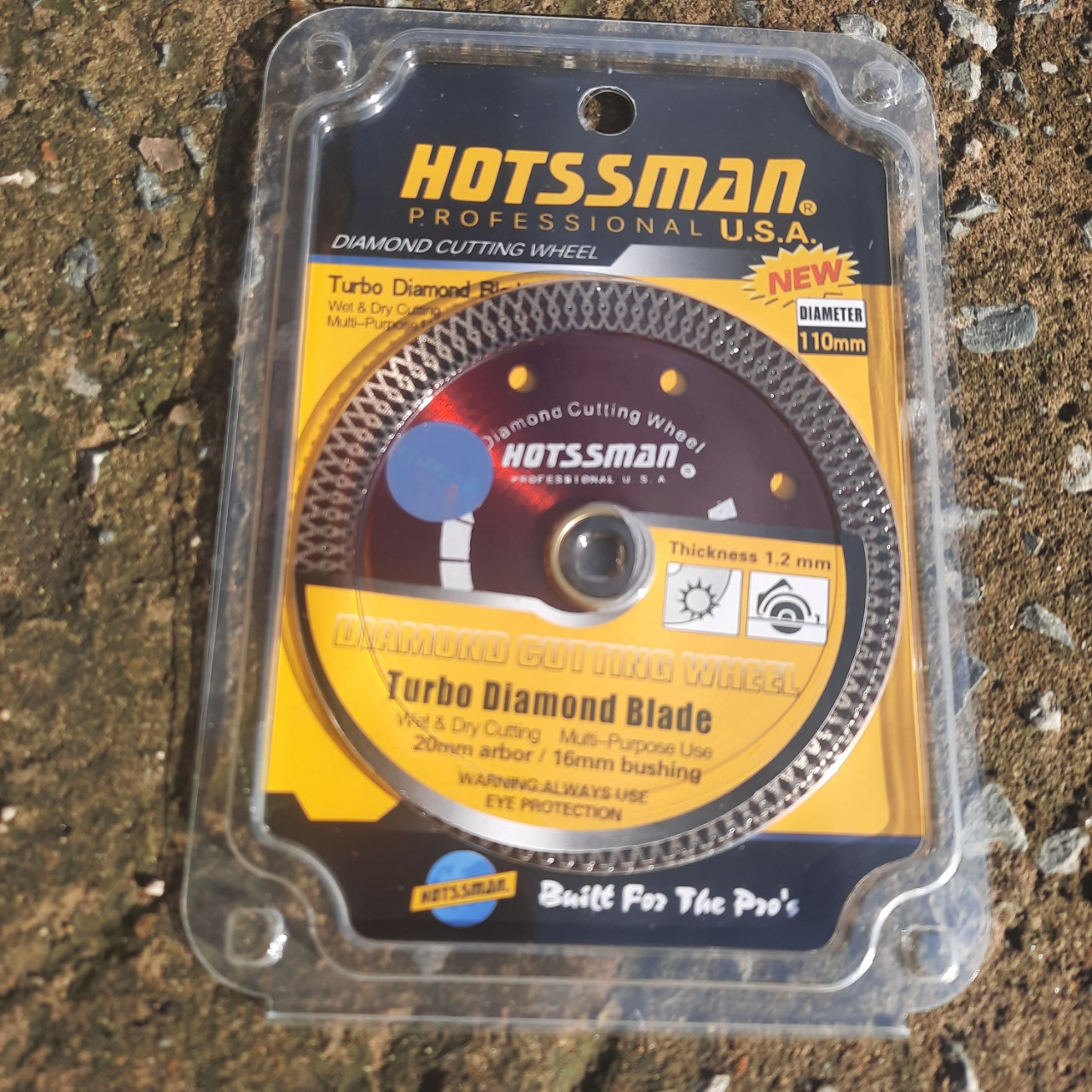 Lưỡi cắt gạch đa năng, lưỡi cưa đá HOTSS  MAN phi 110mm ( 1 CÁI)