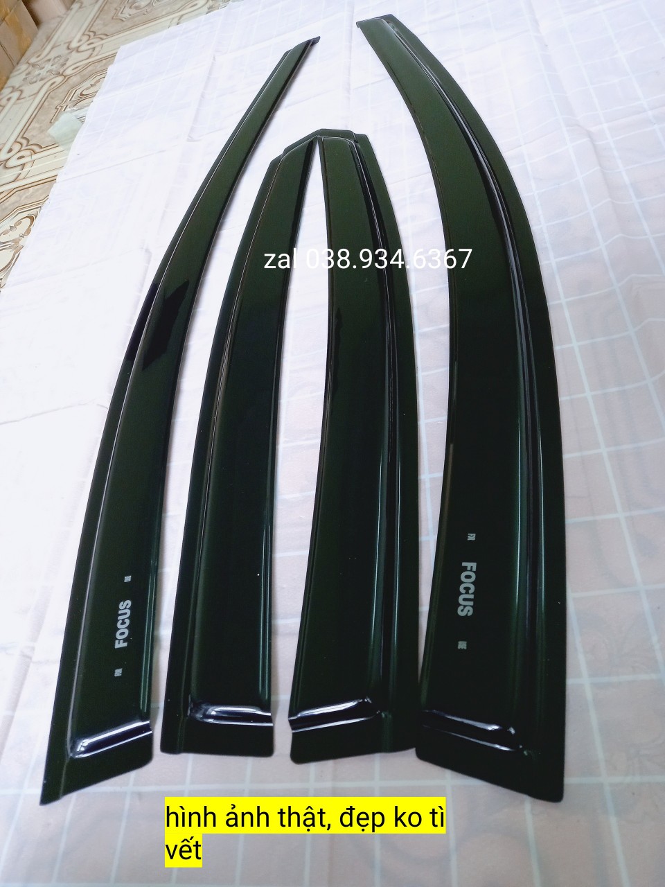 [Bọc hộp chống gãy] Vè che mưa Focus[2004-2011]-đen