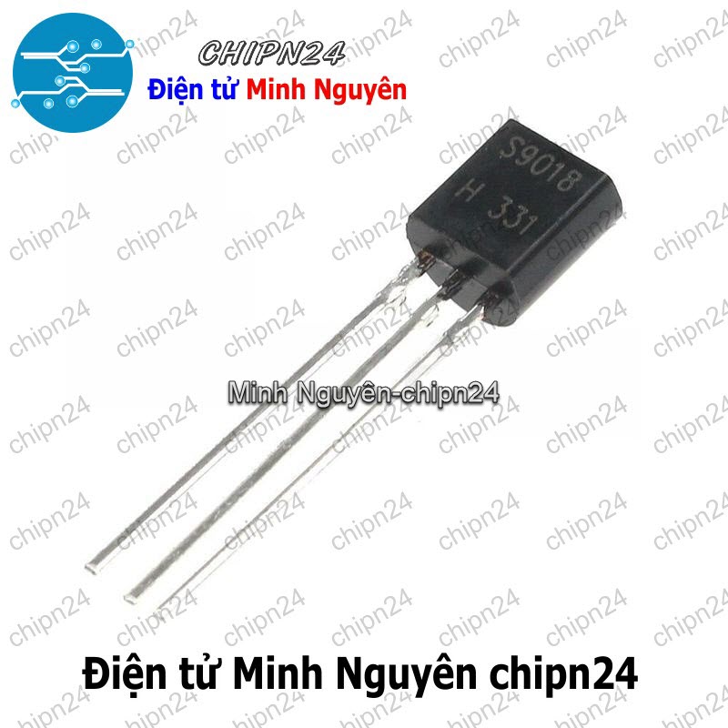 [25 con] (KT1) Transistor S9018 TO-92 NPN 50mA 18V (9018) - HH002006