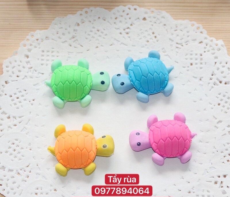 Quà tặng - Combo 2 Tẩy gôm hình rùa siêu xinh☘️