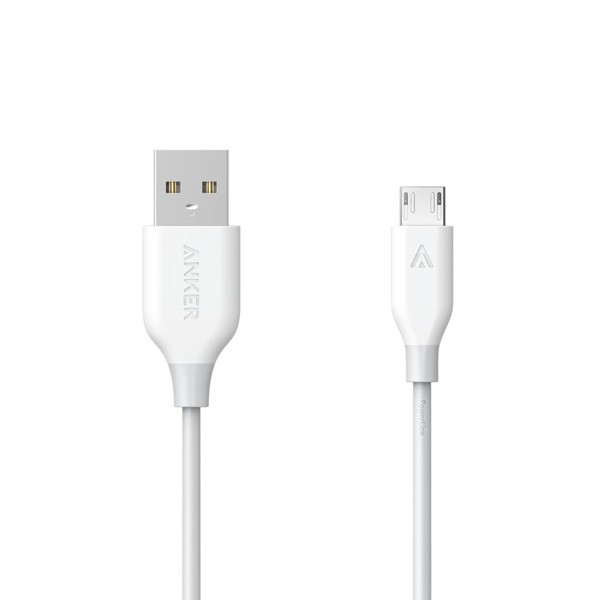 Cáp Micro USB Anker PowerLine 90cm màu trắng