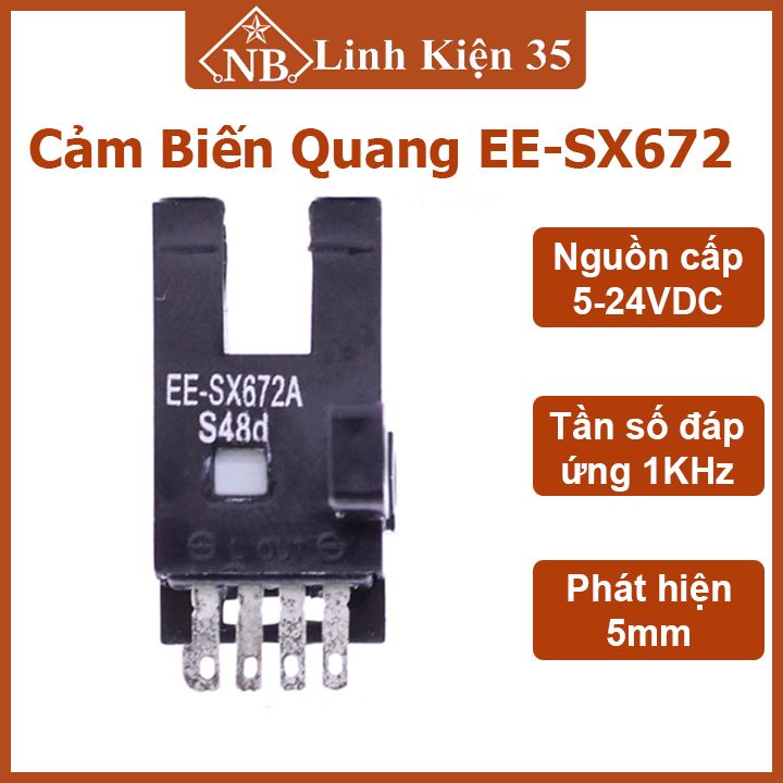 Cảm biến quang ee-sx672 ngõ ra npn độ tin cậy cao