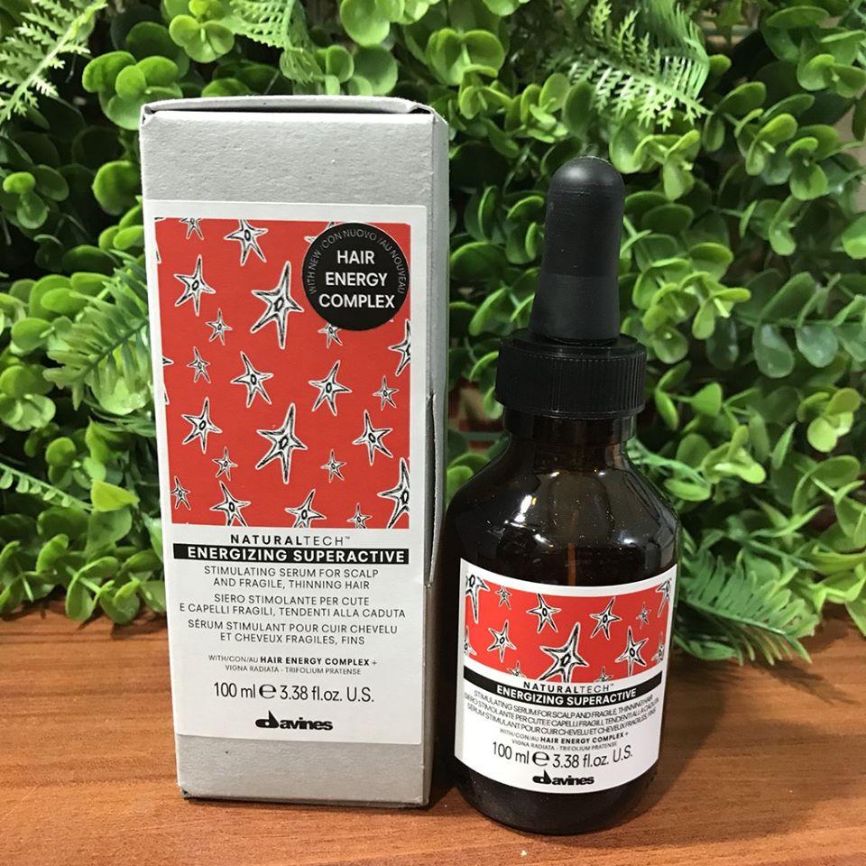 [HCM]TINH DẦU CHỐNG RỤNG KÍCH THÍCH MỌC TÓC DAVINES ENERGIZING SUPERACTIVE 100ML