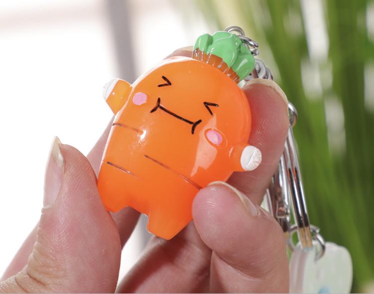 Móc khóa trái cây Acrylic dễ thương