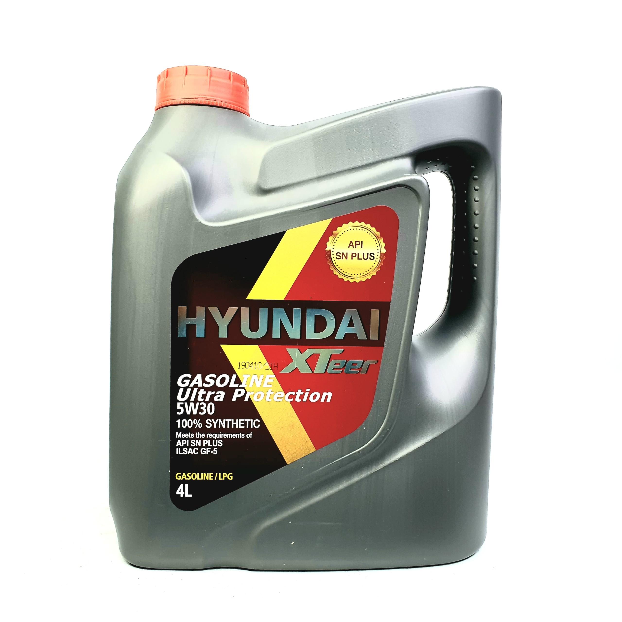 Hyundai xteer gasoline ultra protection 5w30 nhớt động cơ máy xăng 4l