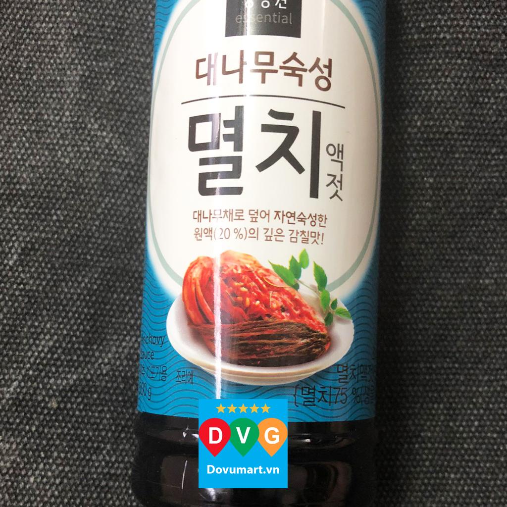 Nước Mắm Cá Cơm Hàn Quốc Chung Jung One 500G (Anchovy Sauce)