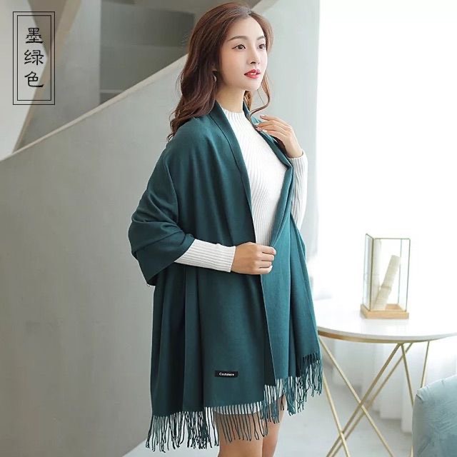 [XẢ HÀNG] Khăn choàng quàng cổ giữ ấm Cashmere Chất Len Dệt Mịn