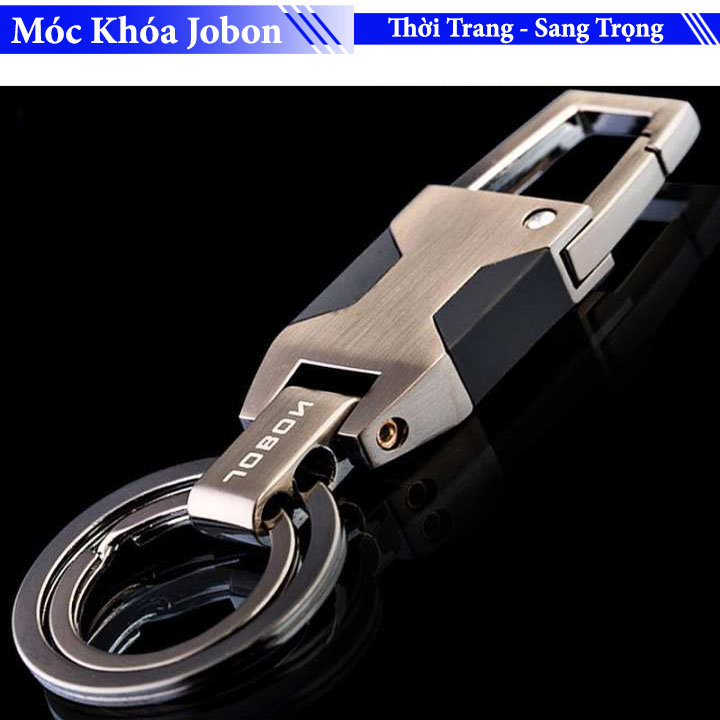 Móc chìa khóa hàng hiệu cao cấp JOBON - Móc khóa sang trọng- qtk