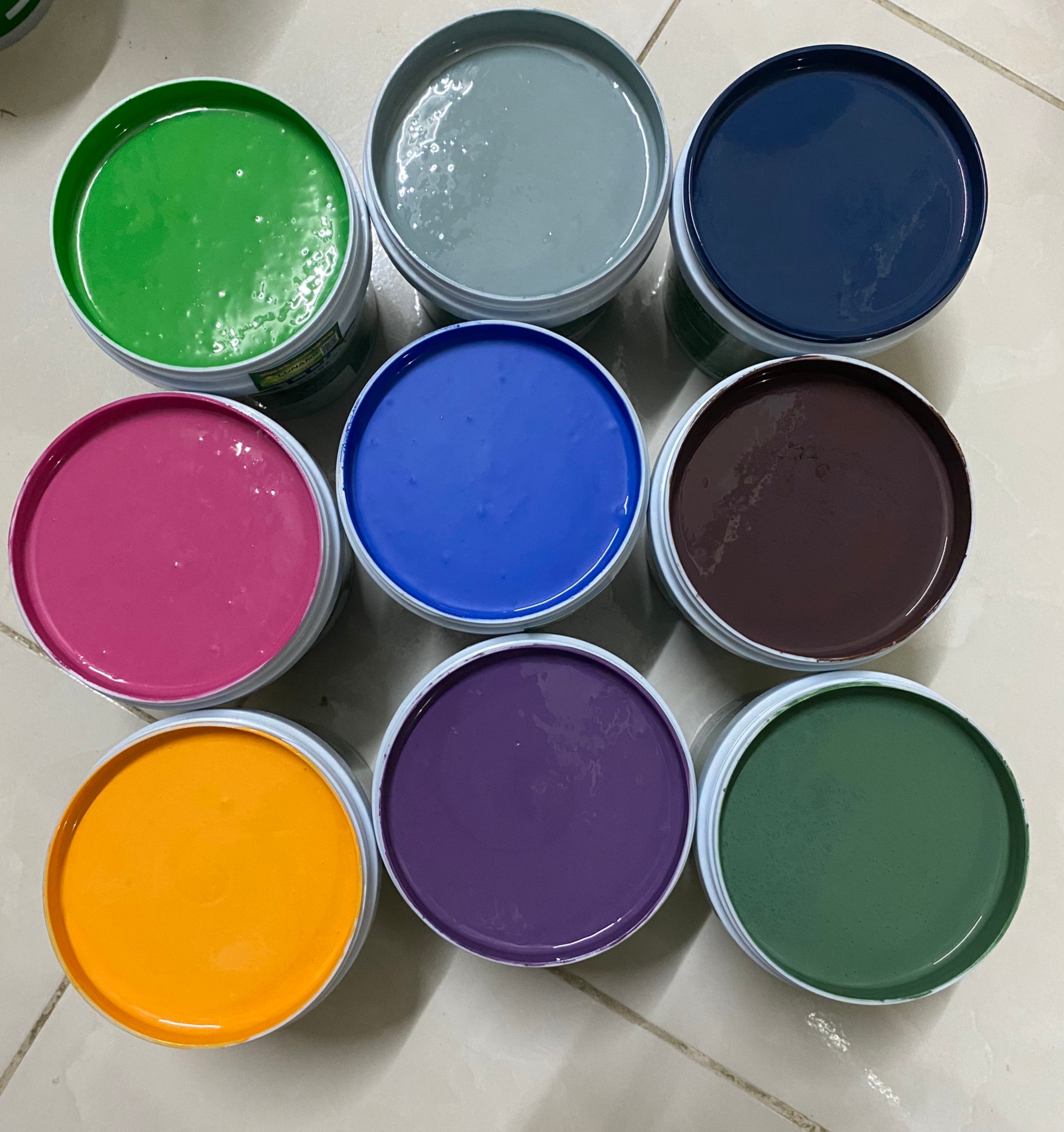 Sơn Màu Xanh Đá Đậm Ngoại Thất