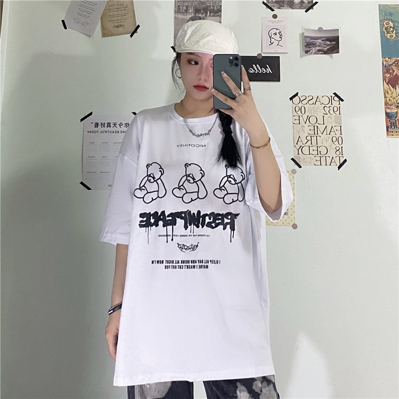 Áo thun form rộng - Áo thun tay lỡ unisex ATL918