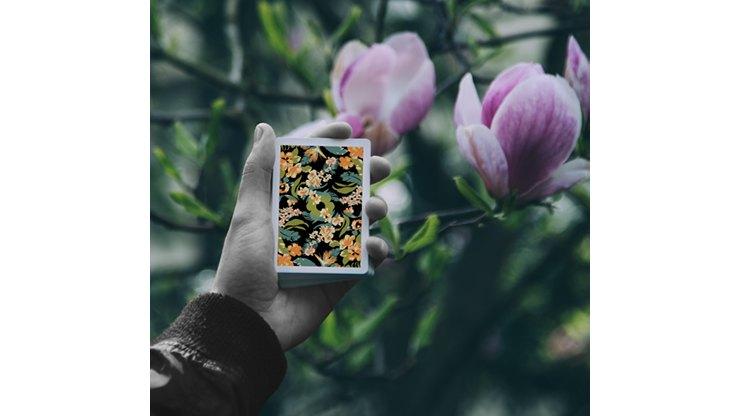 [HCM]Orbit V6 Playing Cards - Limited Edition Black Flora Playing Cards