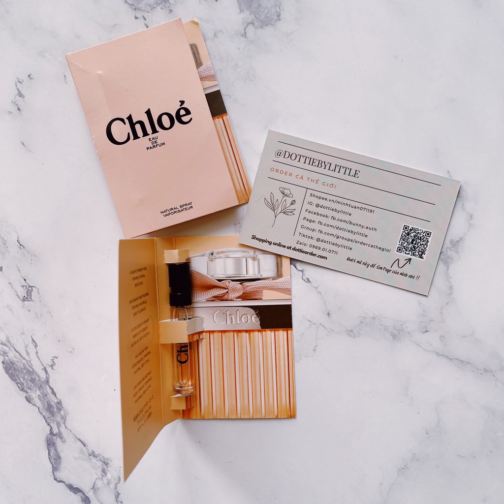 VIAL nước hoa CHLOE Rose Tangerine