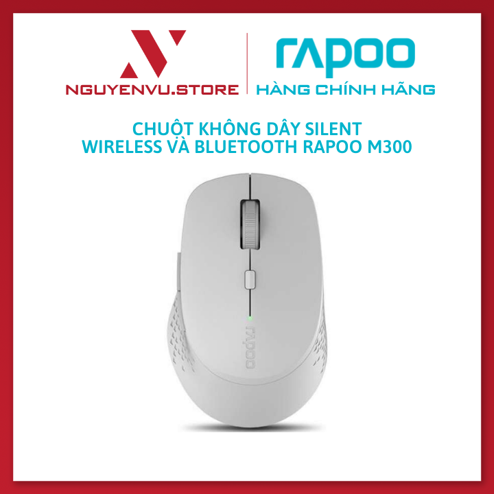 Rapuo M300 silent wireless mouse/Bluetooth-authentic